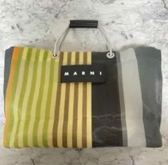 早い者勝ち⭐️MARNI マルニ フラワーカフェ ストライプバッグ ミニのサムネイル