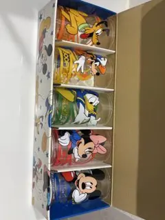 【未使用】第一生命 ディズニー グラスセット 5客　非売品
