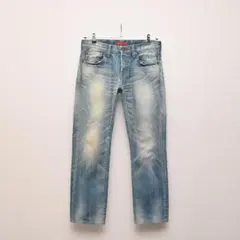 RED CARD レッドカード 加工 デニムパンツ 32