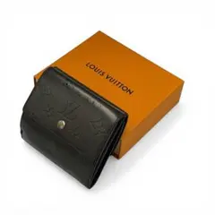 【美品】ルイヴィトン Wホック モノグラム マット 3つ折り財布 TH0091