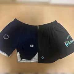 Champion とconverse バスケットボールパンツS 2点セット