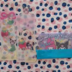 【サンリオキャラクターズ】ブックマーク＆カードセット マイメロディ＆クロミ