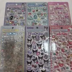 【正規品】 サンリオ 第2弾 ボンボンドロップシール 6点セット