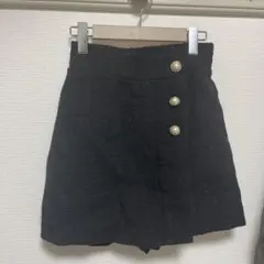 ボタン付き ラップスカート Mサイズ