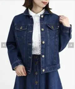 マリンカラーデニムジャケット/F i.n.t