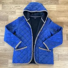 THE SMOCK SHOP キルティングジャケット Mブルー