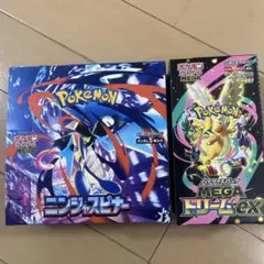 ポケモンカード　ニンジャスピナー、MEGAドリーム各1box 　ぺりぺりあり ポケモンカード ニンジャスピナー MEGAドリームEX 各1box ペリペリあり
