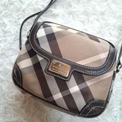 【BURBERRY BLUE LABEL】ノバチェック　ミニショルダーバッグ