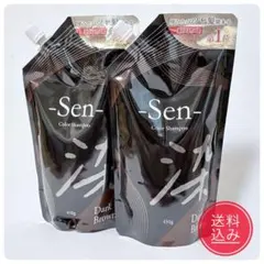2個セット☆-Sen- カラーシャンプー ダークブラウン 450gのサムネイル