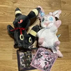 イーブイコレクション ブラッキー&ニンフィア ぬいぐるみセット - メルカリ