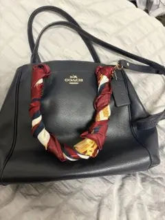 COACH ネイビー ショルダーバッグ