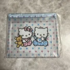 Happyくじ D賞ハローキティ ポーチ 水玉模様