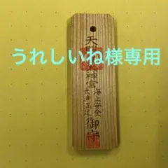 うれしいね様専用 伊勢神宮 木製海上安全 大漁満足 御守り 3個 未使用品