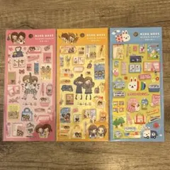 平成レトロ シール帳 一期一会 ウサコレフレンズキャラクターミニチュアステッカー