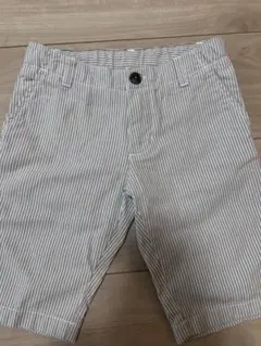 PETIT BATEAU ストライプ 半ズボン 6A116cm ベージュ