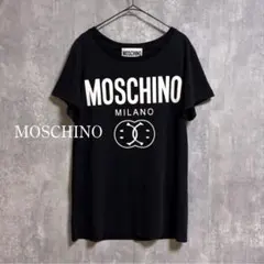 MOSCHINO モスキーノ MILANO ロゴTシャツ ブラックのサムネイル
