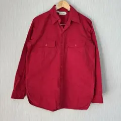 LL bean シャモアクロスシャツ　16 70年代　ビンテージ　レッド