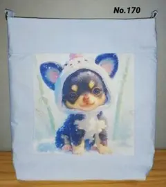 【ハンドメイド】サコッシュ　ちわわのサムネイル