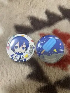 プロセカ　セガラッキーくじ　KAITO 缶バッジ