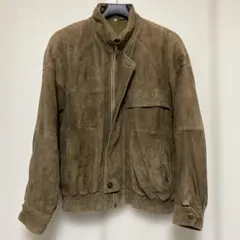 90s スエードレザー ボンバージャケット