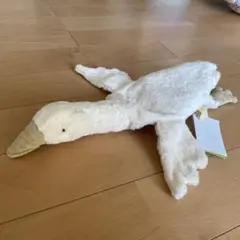 ゼンガー CUDDLY ANIMAL 赤ちゃん ぬいぐるみ ガチョウ 白 S