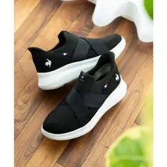 le coq sportif マルヌ ダブルベルトスリッポン 24.0 ブラックのサムネイル