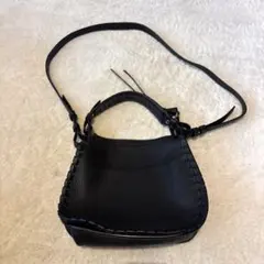✨希少品✨HIROKO BIS ヒロコビス レザー ショルダーバッグ 編み込み 