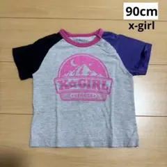 x-girl エックスガール 半袖Tシャツ 90cm