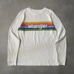 【希少】Wrangler ROYALPALM ロンT 虹 80s 復刻 BK15のサムネイル