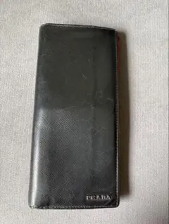 PRADA ブラック レザー 長財布