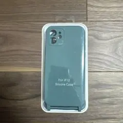 iPhone 12 シリコンケース グレー
