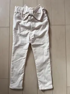 リボン付きスキニーパンツ プティマイン