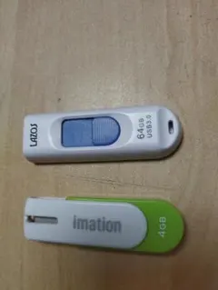 Lazors 64GB & imation 4GB USBメモリセット