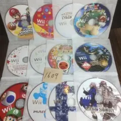 wiiソフト12本セット【ディスクのみ被りなし】まとめ売り 【1609】