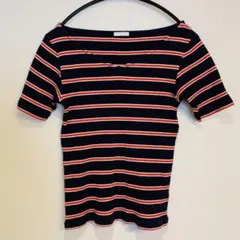 ボーダー　カットソー　GU ジーユー　Mサイズ