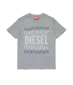 ディーゼルDIESEL ロゴプリント Tシャツ グレーのサムネイル