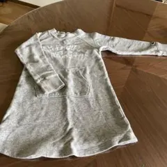 Champion グレー 長袖ワンピース 130cm