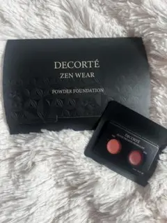 DECORTÉ ZEN WEAR パウダーファンデーション、クリームグロウ口紅