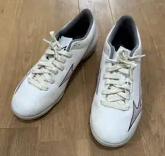 Mizuno Alpha ホワイト サッカーシューズ　25センチ