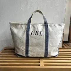 80s LL Bean トートバッグ トール 2色タグ ギザタグ ネイビー - メルカリ