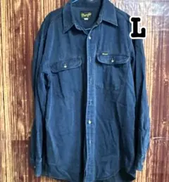 【レア】Wrangler ラングラー　古着　デニム 長袖シャツ ヴィンテージ