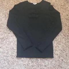 To　be chic ブラックビーズ付きリボンニット IIのサムネイル