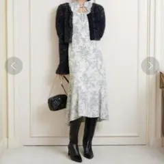 スナイデル/Sustainaデコルテオープンバリエワンピ SWFO225038