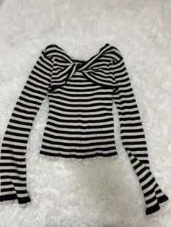 CHICO ボーダーニット