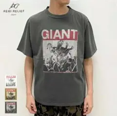 【新品】レミレリーフ　SP加工 New fit TEE (GIANT) ブラック