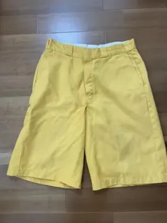 Dickies ディッキーズ イエロー ハーフパンツ　34インチのサムネイル