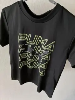 PUMA グラフィックTシャツ 黒