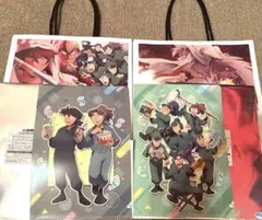 忍たま乱太郎 ポップコーン 特典 クリアファイル ＆ ショッパー 土井先生6年生