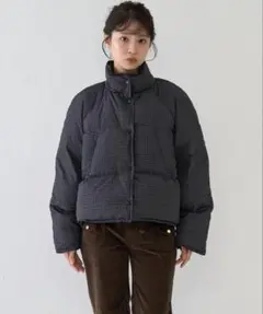 Bargiee check puffy down