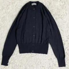極美品 ジョンスメドレー カーディガン メリノエクストラファイン ネイビー 現行